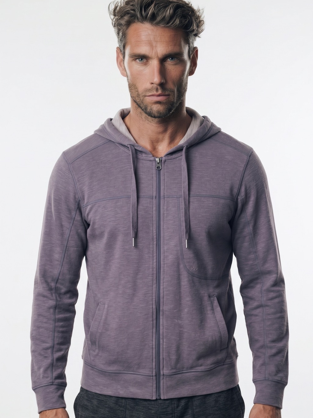 Prana Men’s Full Zip Hooded Sweatshirt‎ Size Smalll